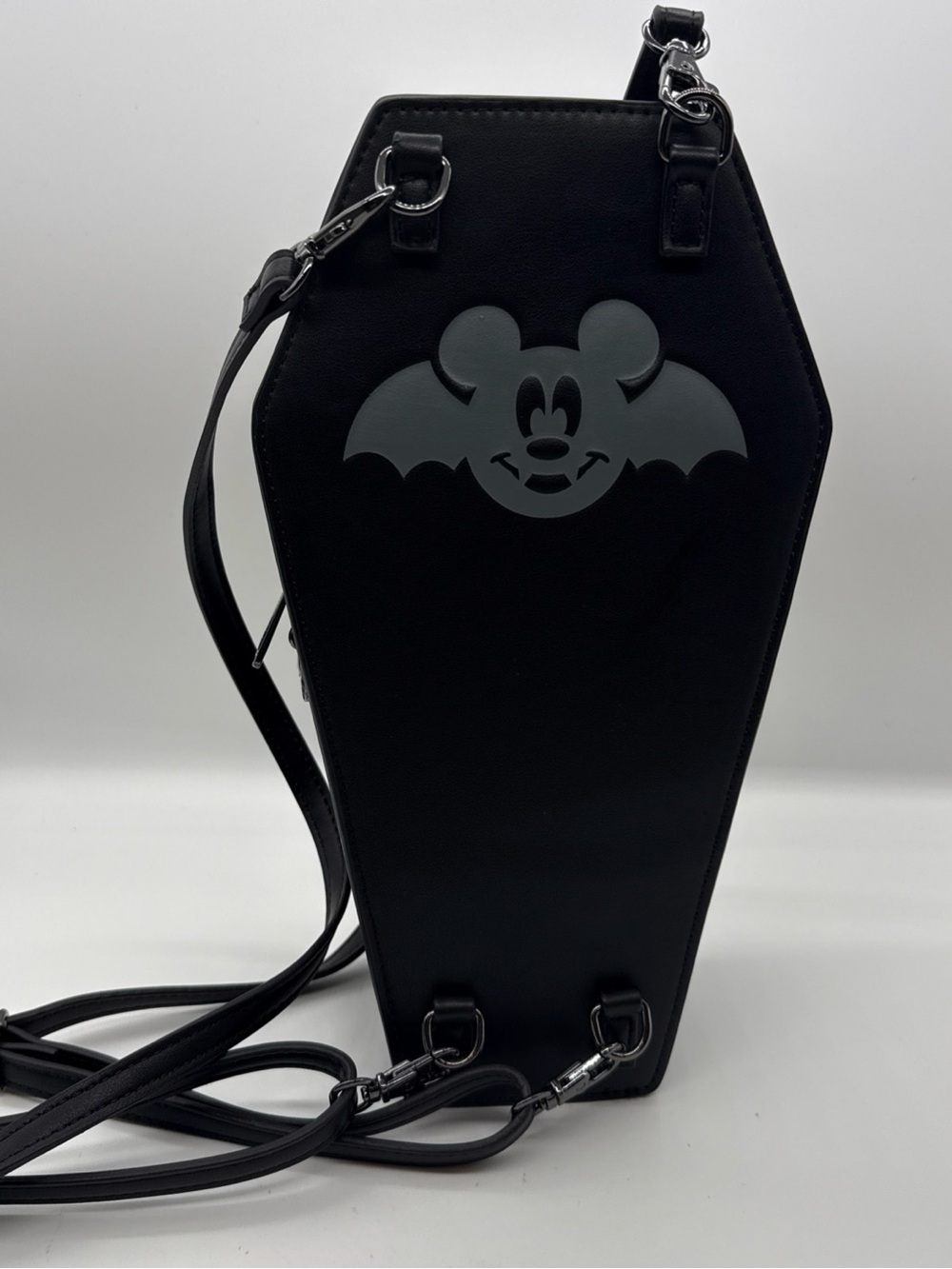 Loungefly Disney EXCLUSIVE COUNT MICKEY COFFIN Convertible Crossbody NEW - Picture 3 of 8